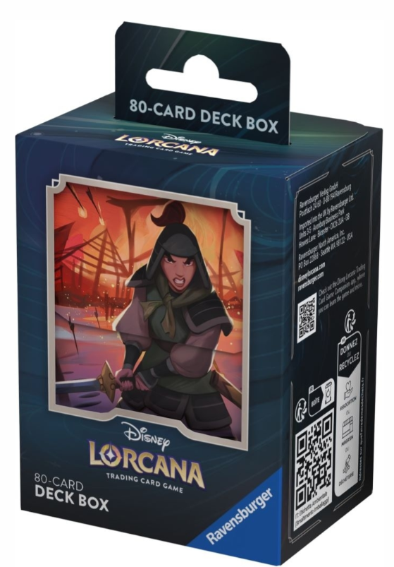 Lorcana S2 Deck Box Mulan