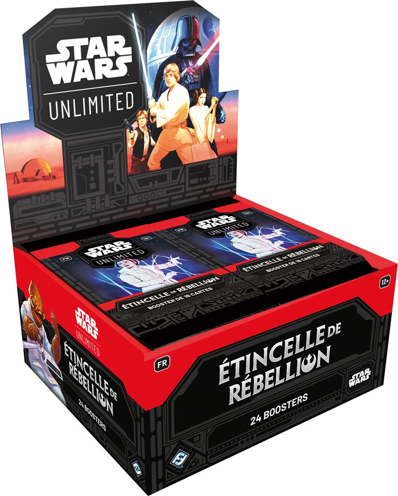 Star Wars Unlimited Etincelle de Rébellion Display