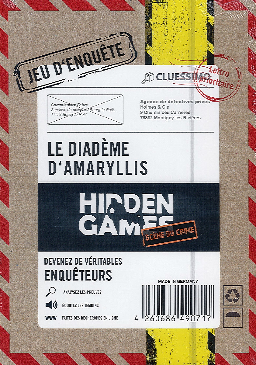 Hidden games: Le diadème d&#39;Amaryllis