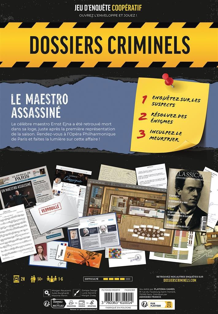Dossiers criminels : Le maestro assassiné