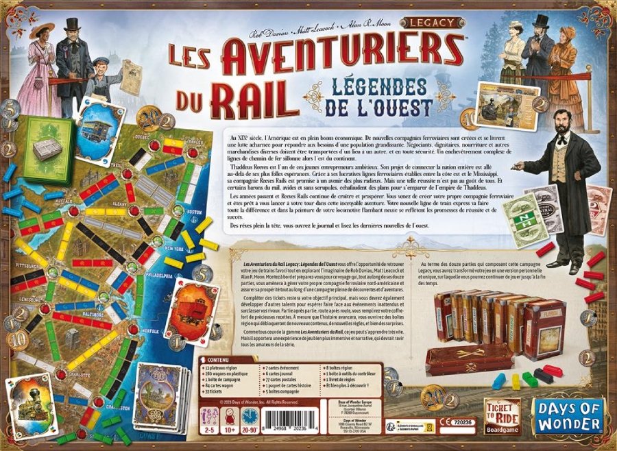 Aventuriers du Rails Legacy - Légendes de l&#39;Ouest