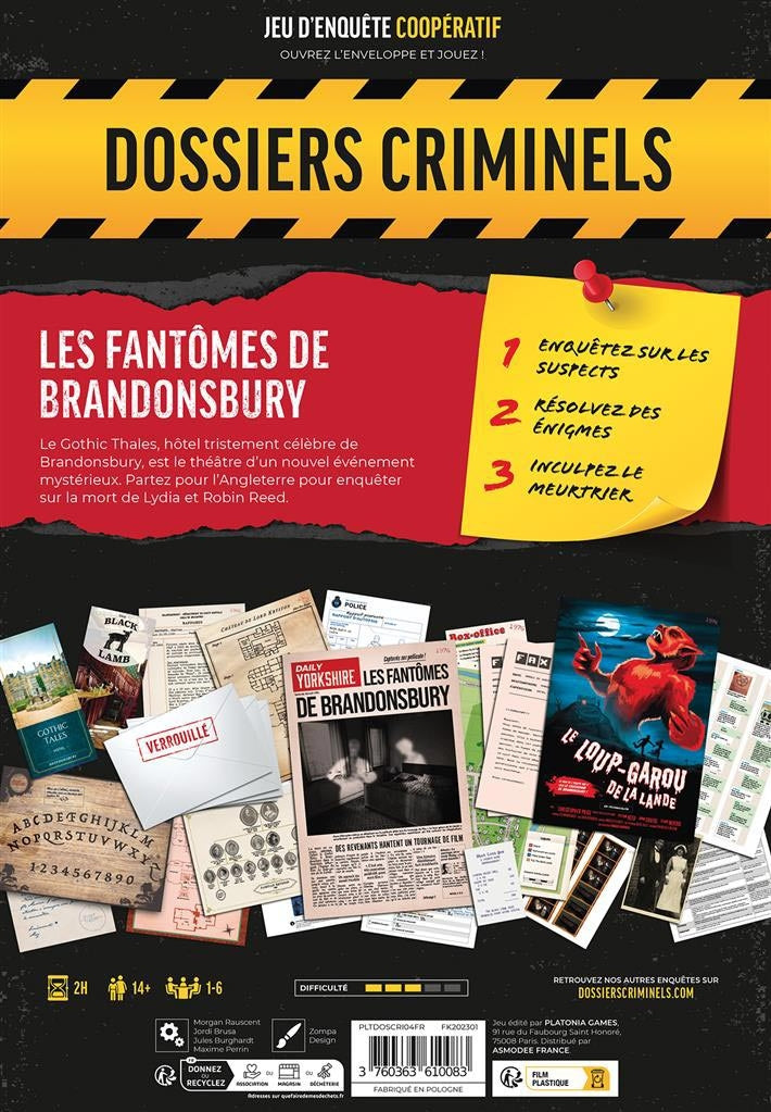 Dossiers criminels : Les fantômes de Brandonsbury
