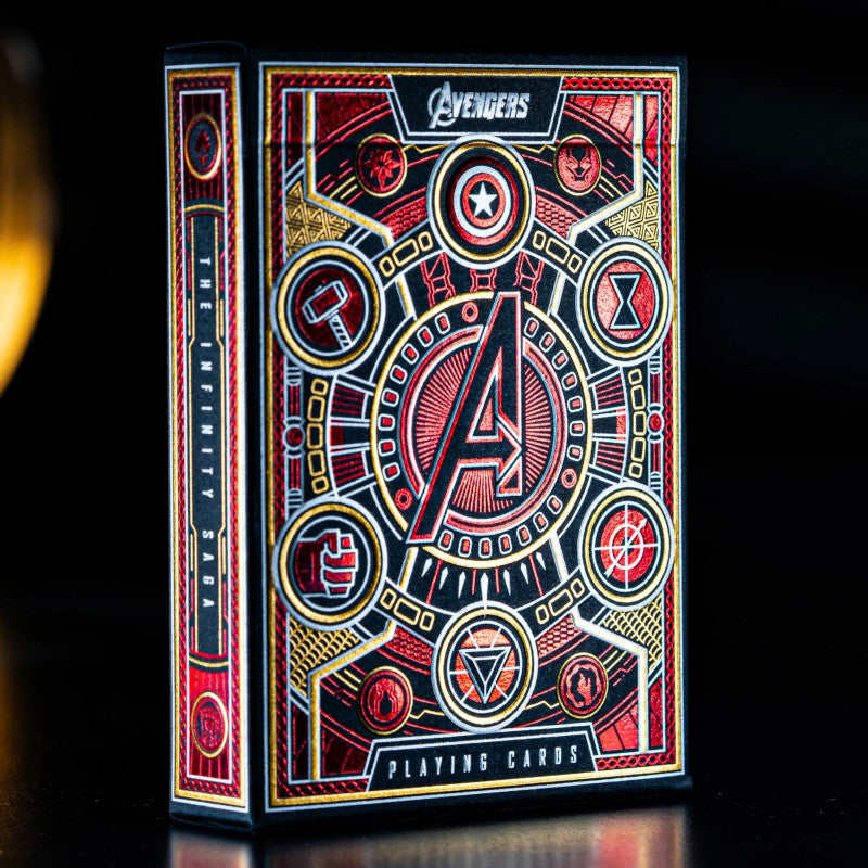 Cartes Bicycles - Avengers Rouge