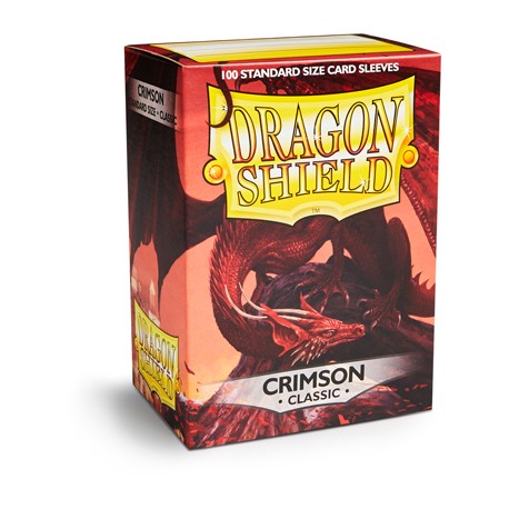 100 Dragon Shield Classic Crimson image Accessoire de Jeux