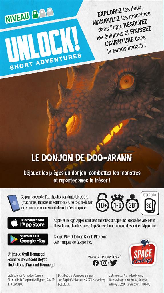 Unlock Short Adventures: Le Donjon de Doo Arann